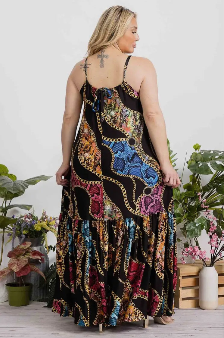 Chain Reaction Dress(Curvy)