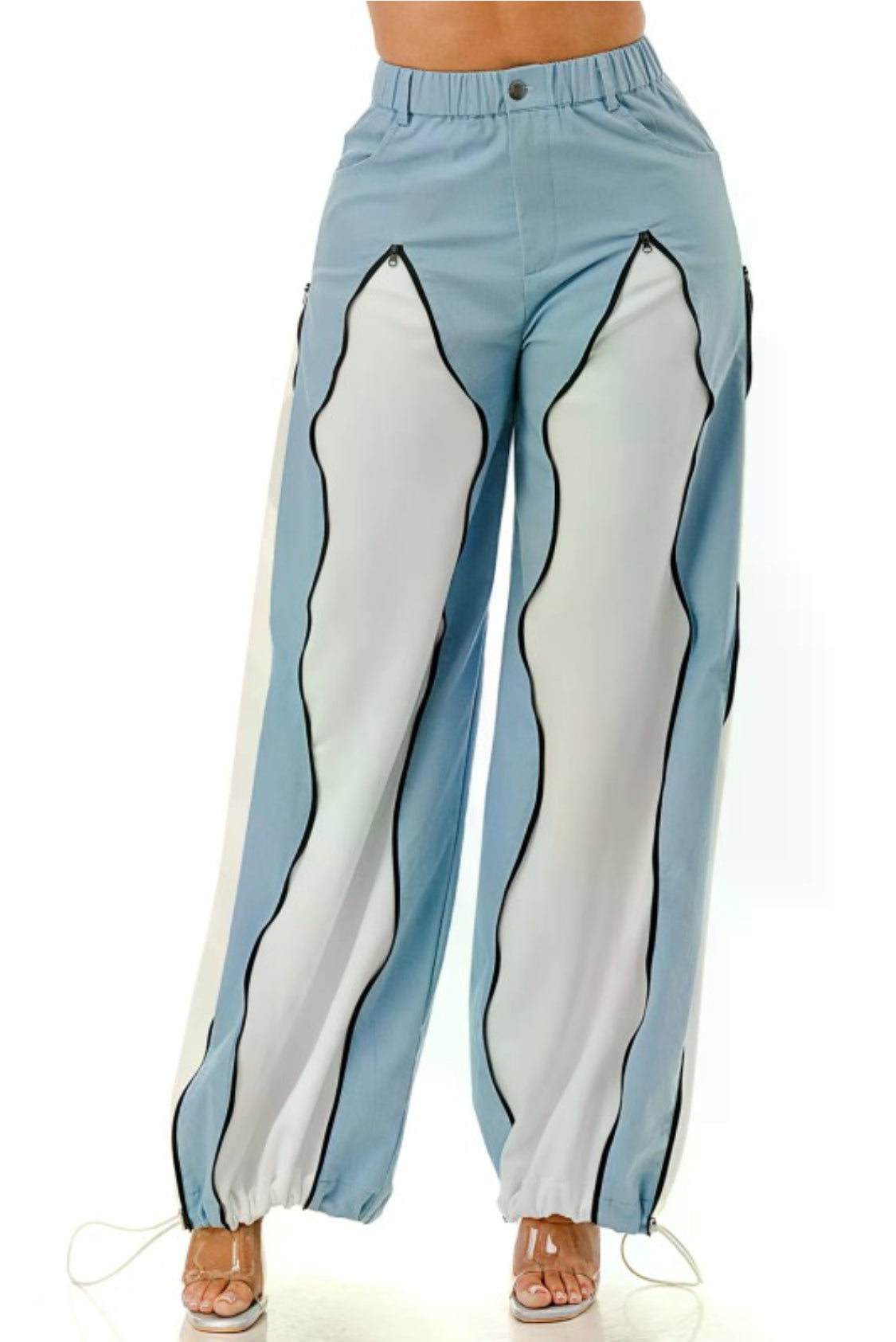 Zipped Up Pants(Curvy)