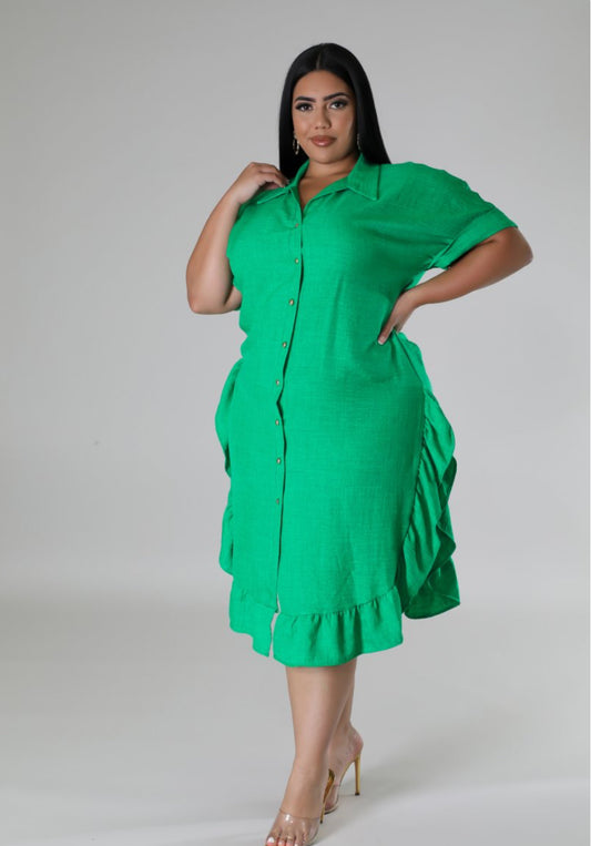 Green Tango Mood Dress